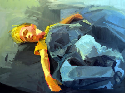 Painting by G. Klootier, 2016